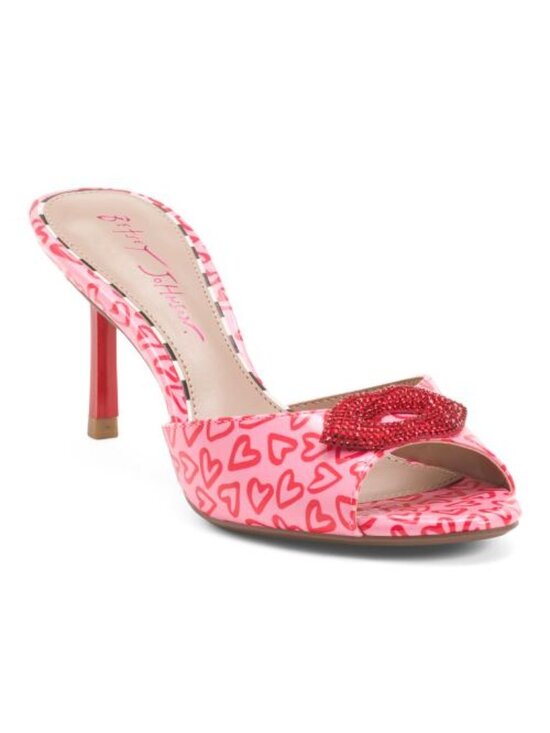 Betsey Johnson Shoes - BETSEY JOHNSON Casidy Hearts Mules